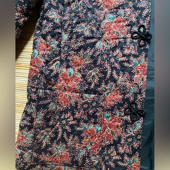 Vintage Boho Floral Quilted Jacket S/M - Picture 3 of 4